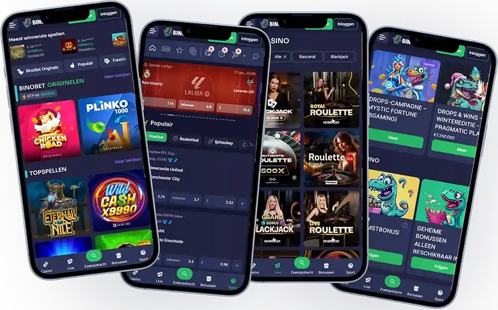 BinoBet Casino Mobiele Ervaring